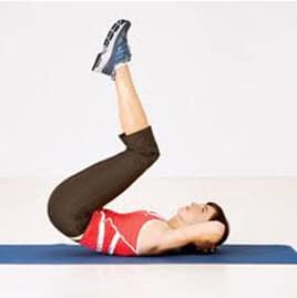 reverse crunch for lower abdominals