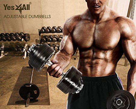 yes4all adjustable dumbbell review