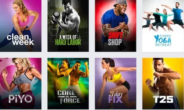 popular beachbody trainers