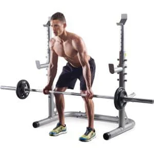 Gentleman using a Squat Rack